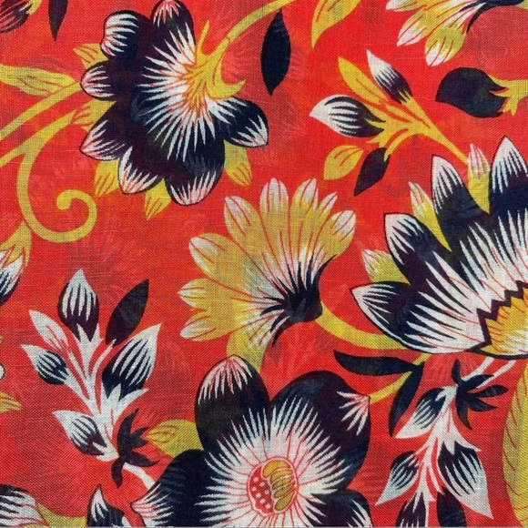 J. Crew Accessories - JCrew Lightweight Floral Linen Scarf